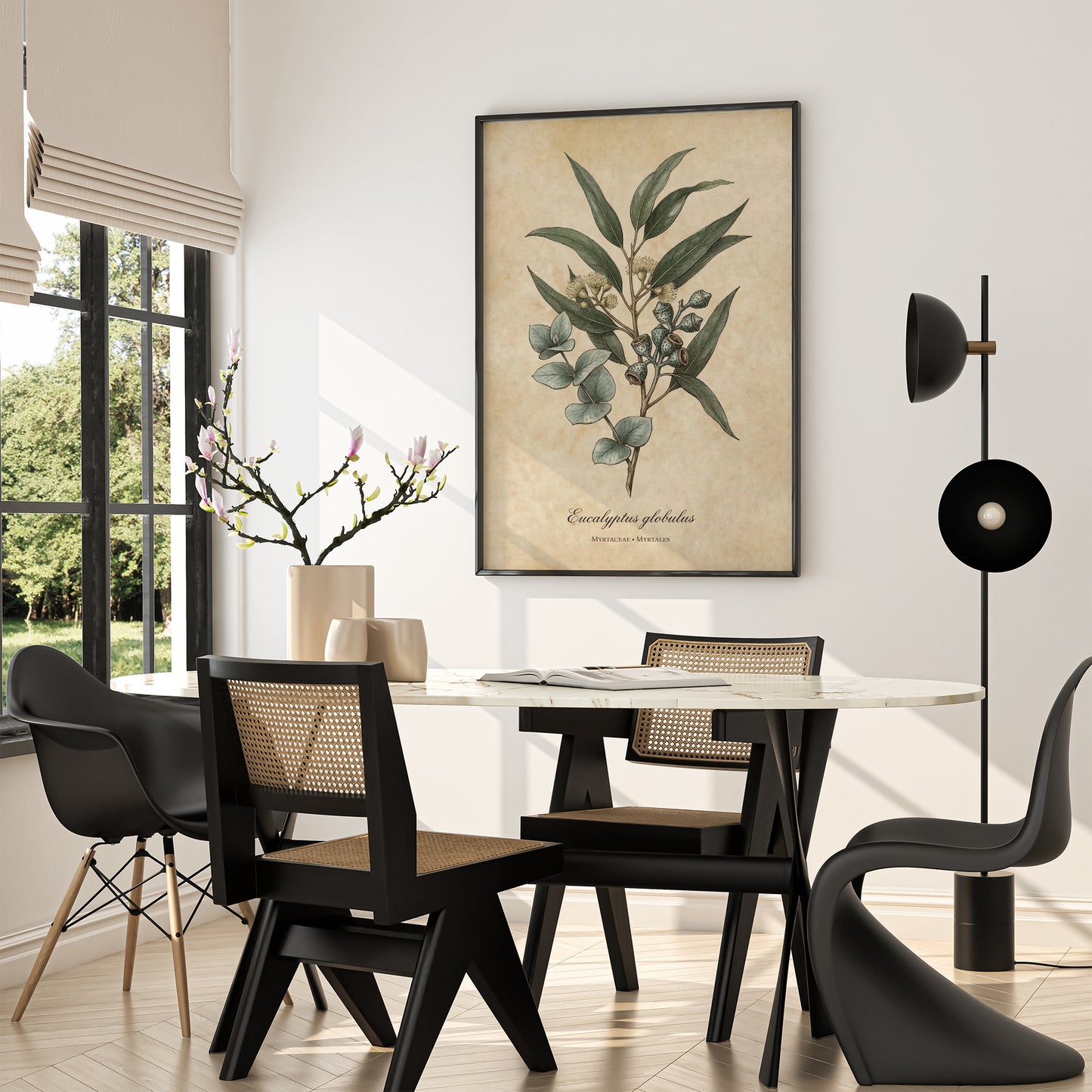 Vintage Eucalyptus Botanical Wall Art