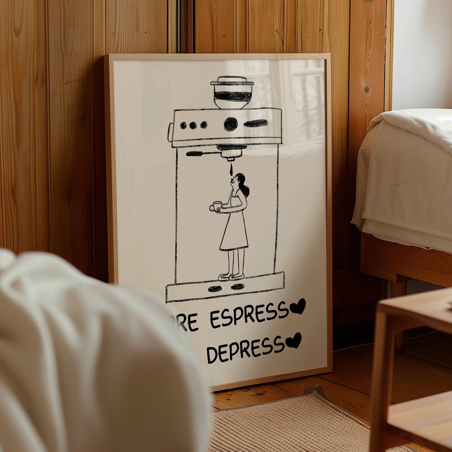 Funny Coffee Poster – Digital Download A21