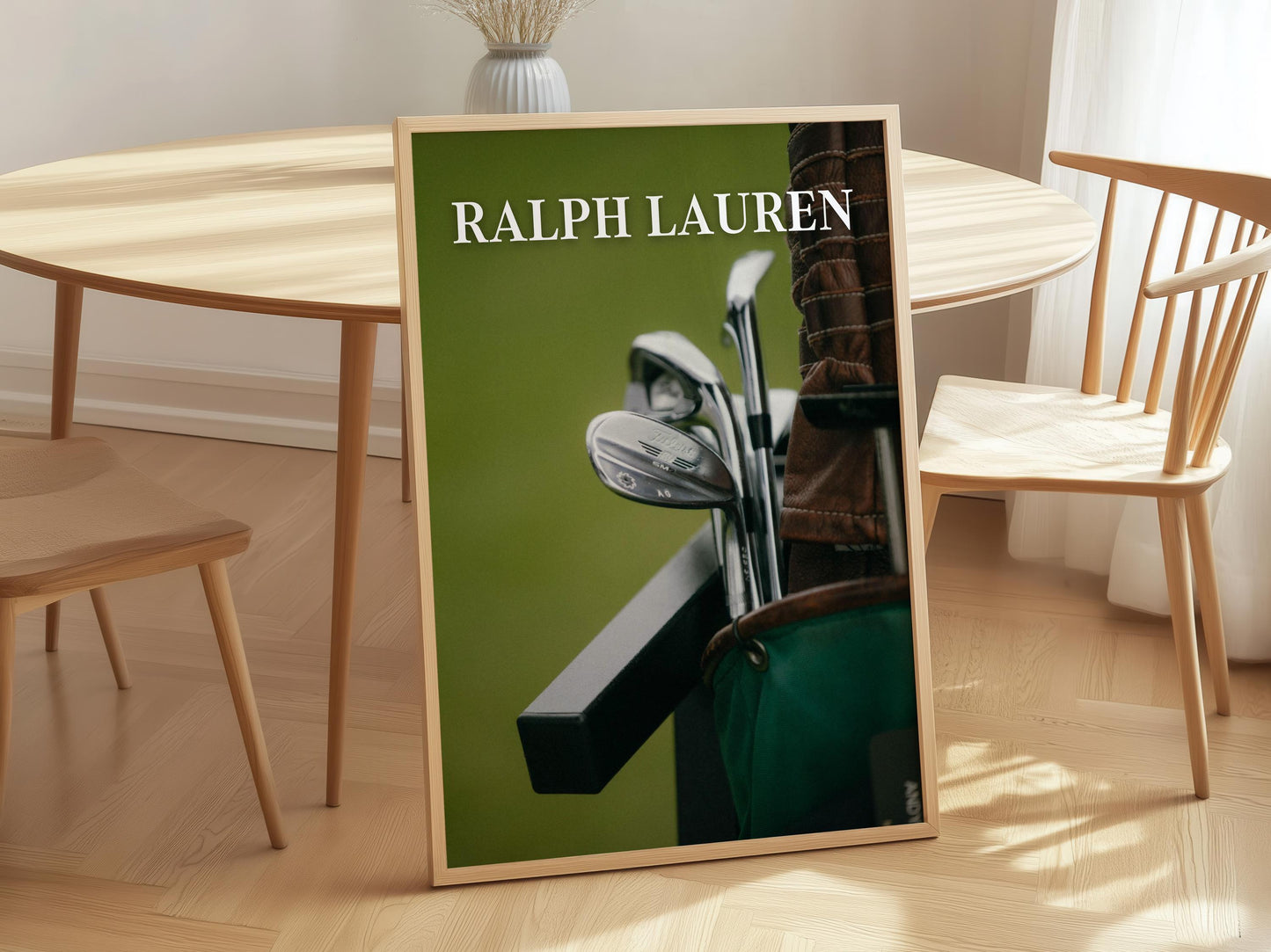 Golf Clubs Wall Art — Digital Poster (C220)