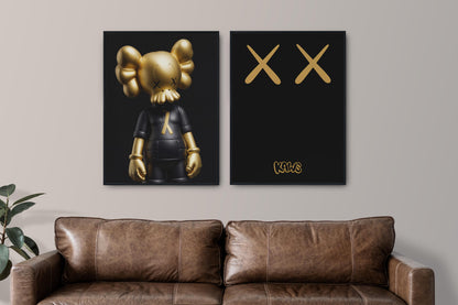 RICH SET KAWS (Set of 3) — Digital Poster (G01)