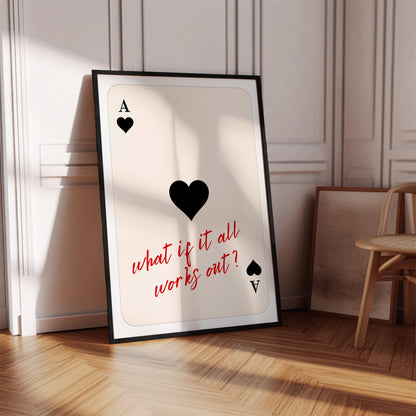 Ace of Hearts Poster - Digital Download B991