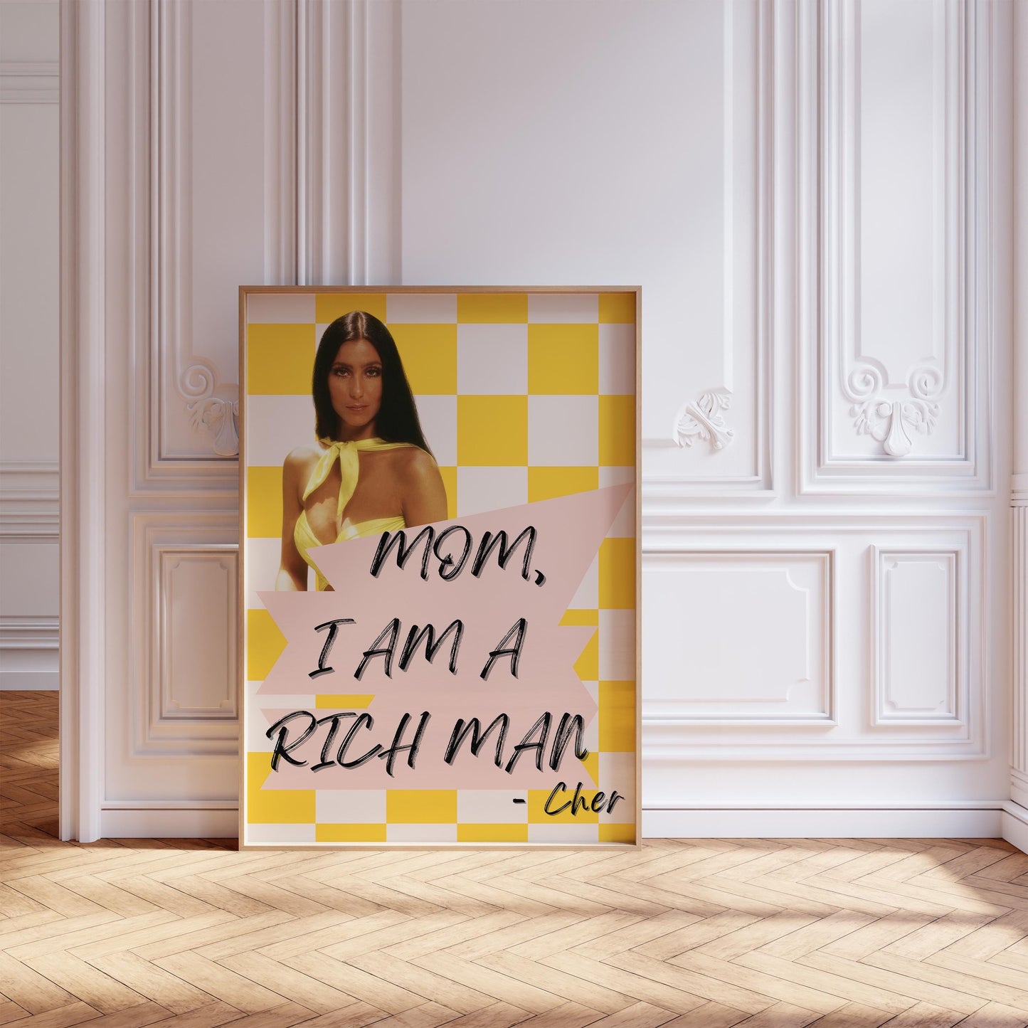 Mom I Am a Rich Man Poster — Digital Poster (M01)