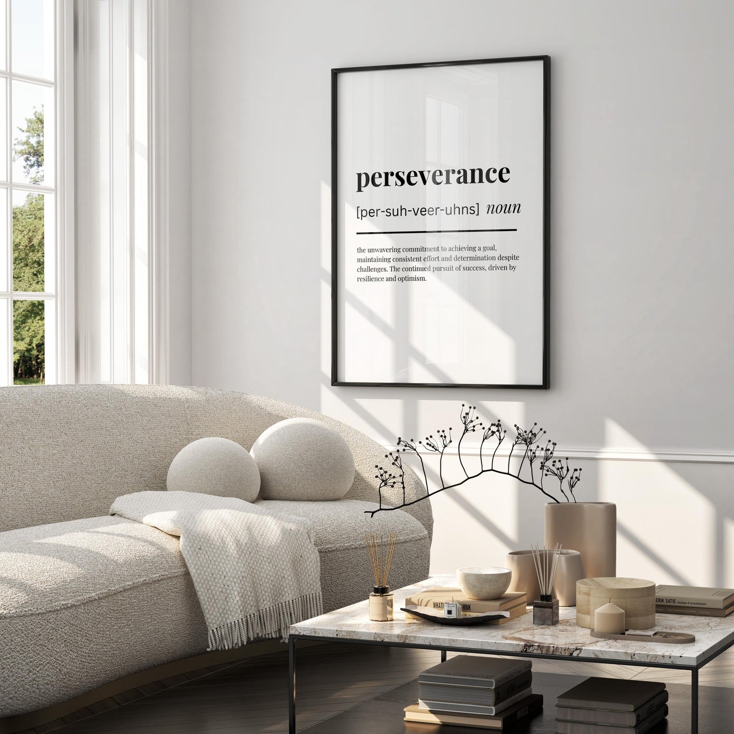 Perseverance Definition Poster — Digital Poster (W03)