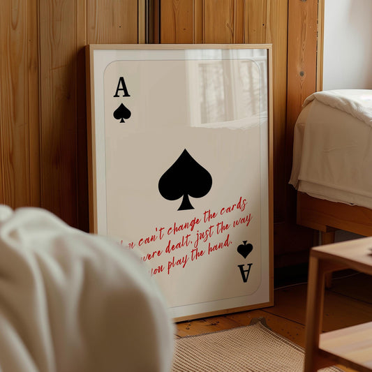 Ace of Spades Wall Art - Digital Download - C148