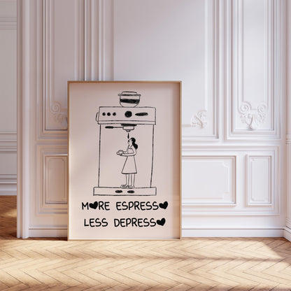 Funny Coffee Poster – Digital Download A21