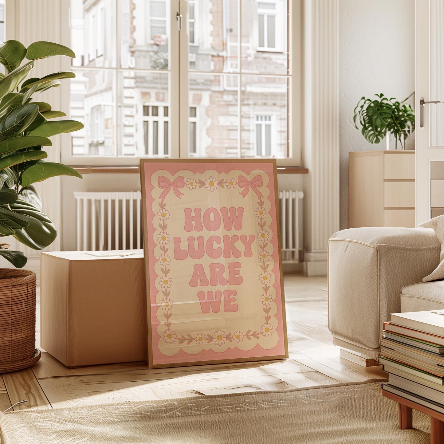 How Lucky Are We Poster – Digital Download - D106