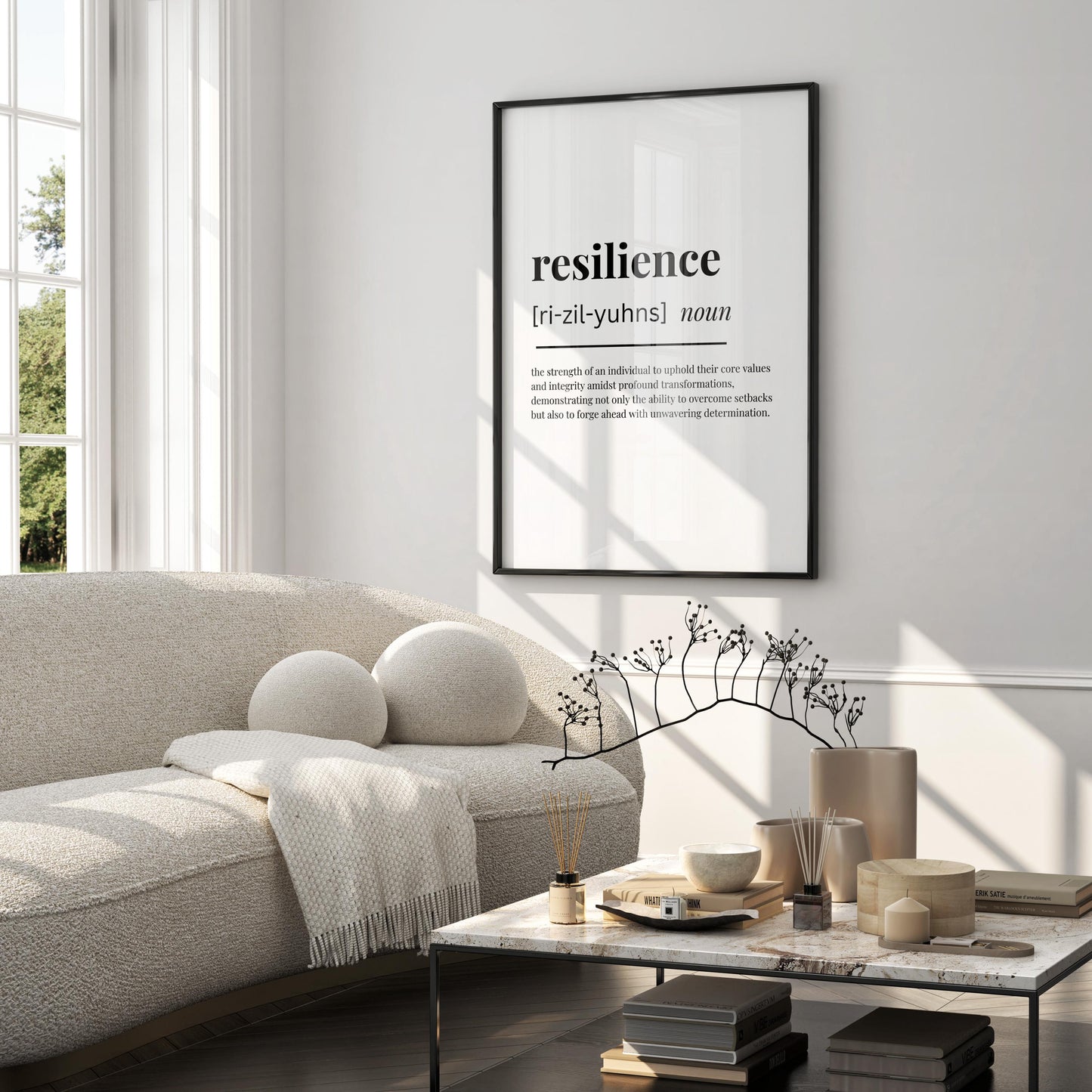 Resilience Definition Poster — Digital Poster (W02)