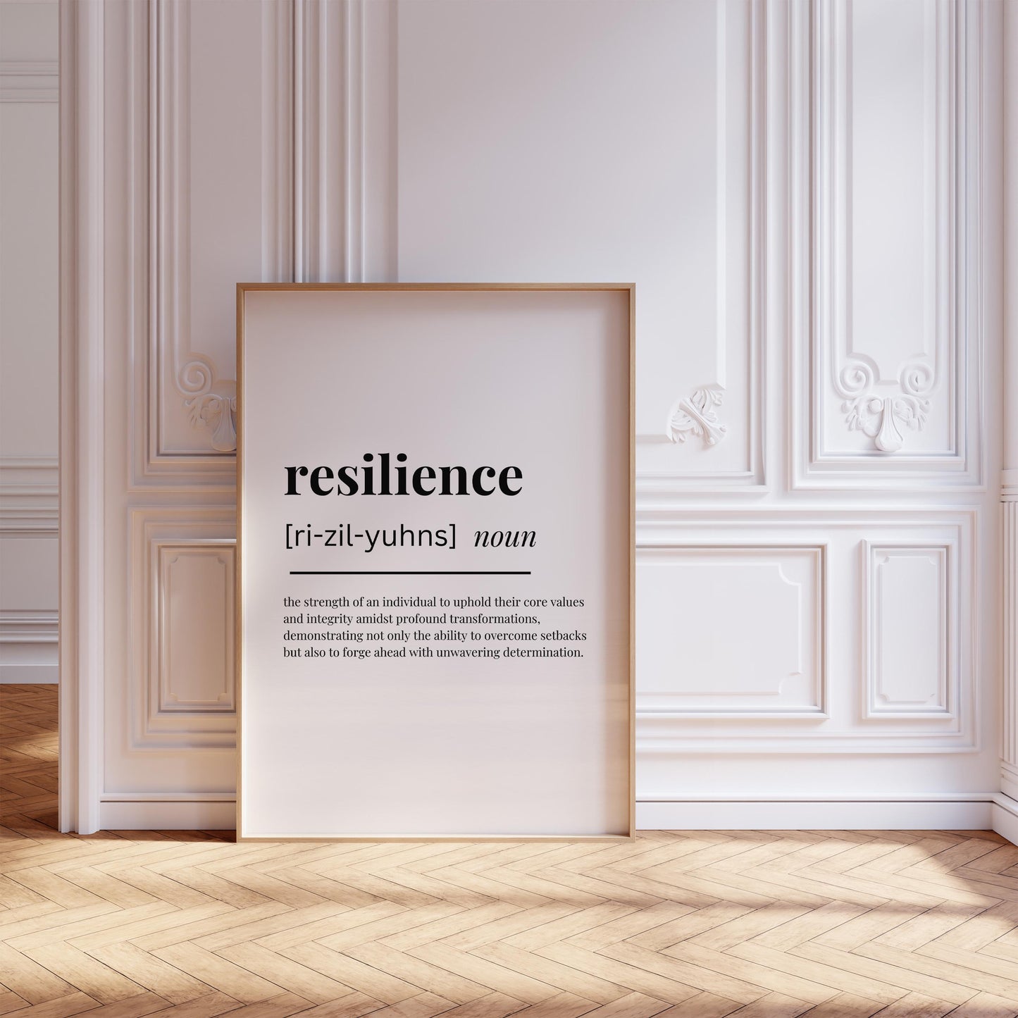 Resilience Definition Poster — Digital Poster (W02)