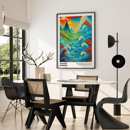 Japanese Whispers Poster, Japandi Wall Art – Digital Poster D61