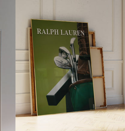 Vintage Golf Clubs Wall Art