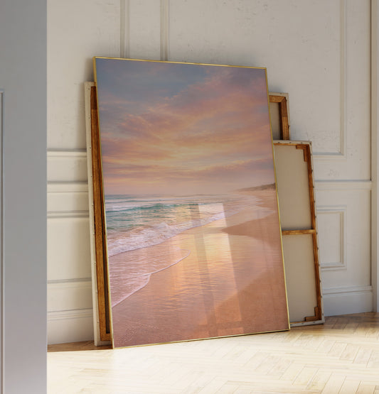Golden Hour Coastal Art
