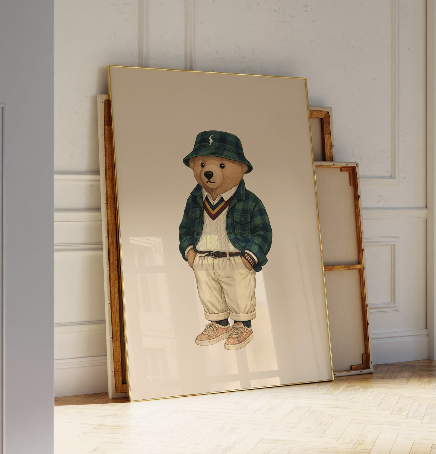 Classic Bear Poster, Digital Download (D351)