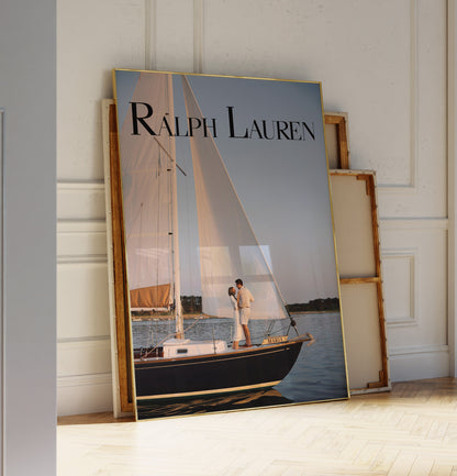 Nautical Sailing Wall Art, Yacht Decor