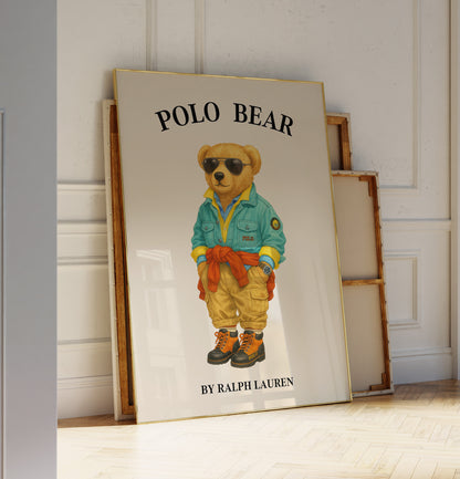 Adventurer Bear Wall Art