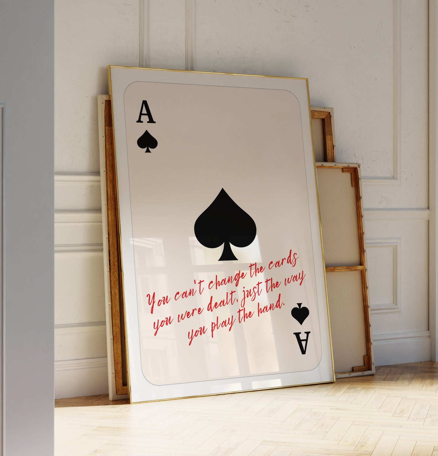 Play the Hand (Ace of Spades) - Physical Poster (C148)