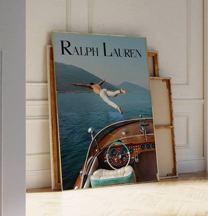 Yacht Poster, Fashion Art – Physical Print (C162)