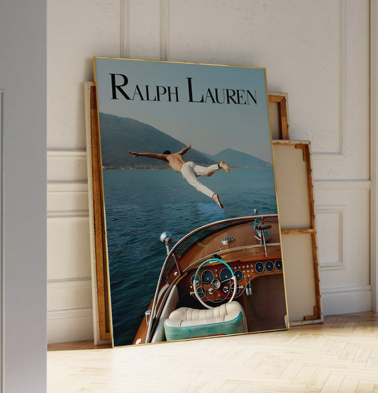 Yacht Poster, Fashion Art – Physical Print (C162)