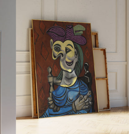 Pablo Picasso Avant-Garde Cubist Woman Poster