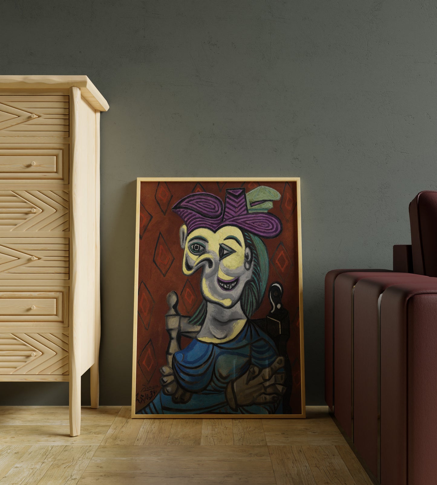 Pablo Picasso Avant-Garde Cubist Woman Poster