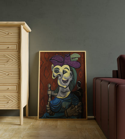 Pablo Picasso Avant-Garde Cubist Woman Poster