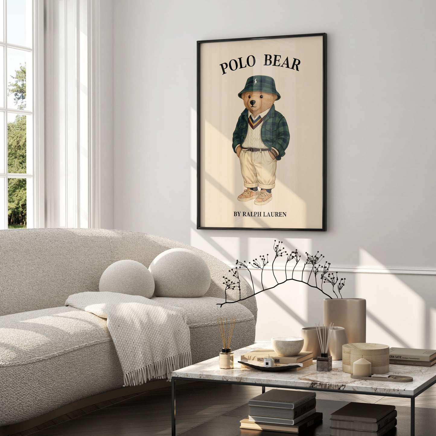 Classic Bear Poster, Digital Download (D35)