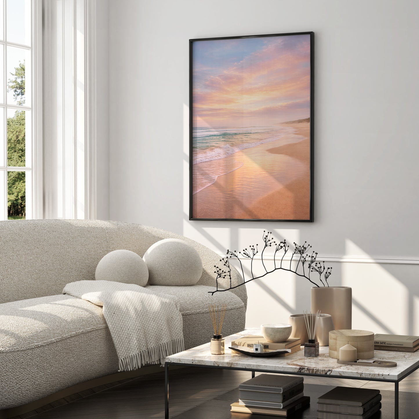 Golden Hour Coastal Art