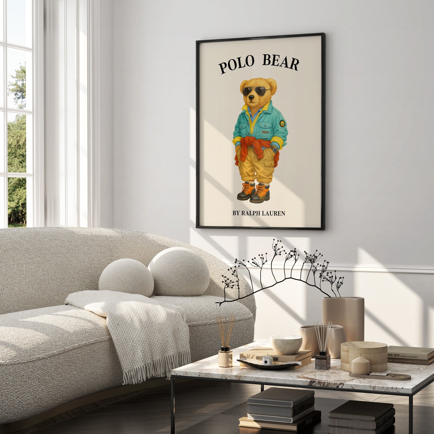 Preppy Bear Mascot Trio Set Posters