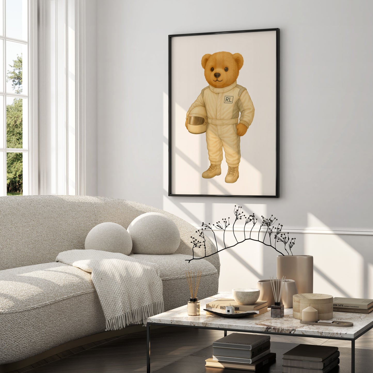 Sport Bear Poster, Digital Download (D24.1)