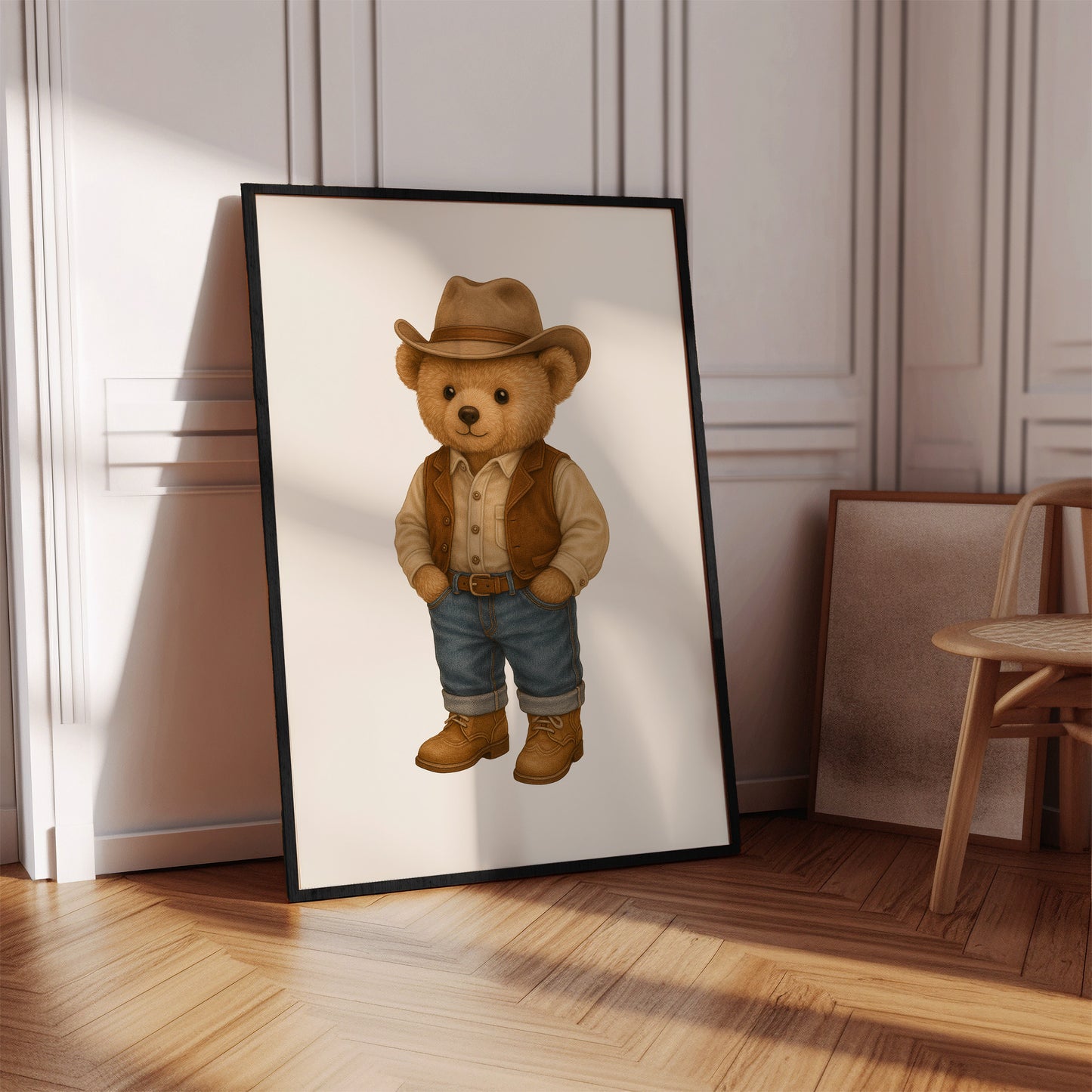 Texas Bear Poster, Digital Download (D70)