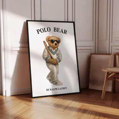 Sport Bear Poster, Digital Download (D52)