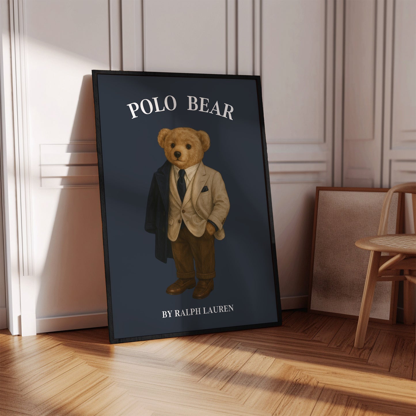 Luxury Bear Poster, Digital Download (D90)
