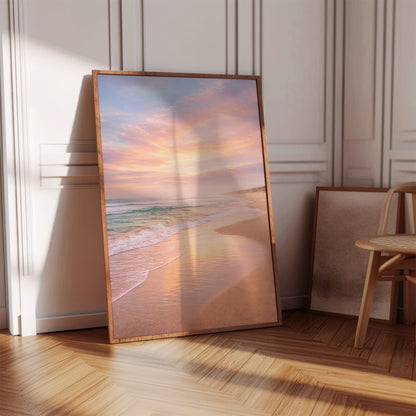 Golden Hour Coastal Art