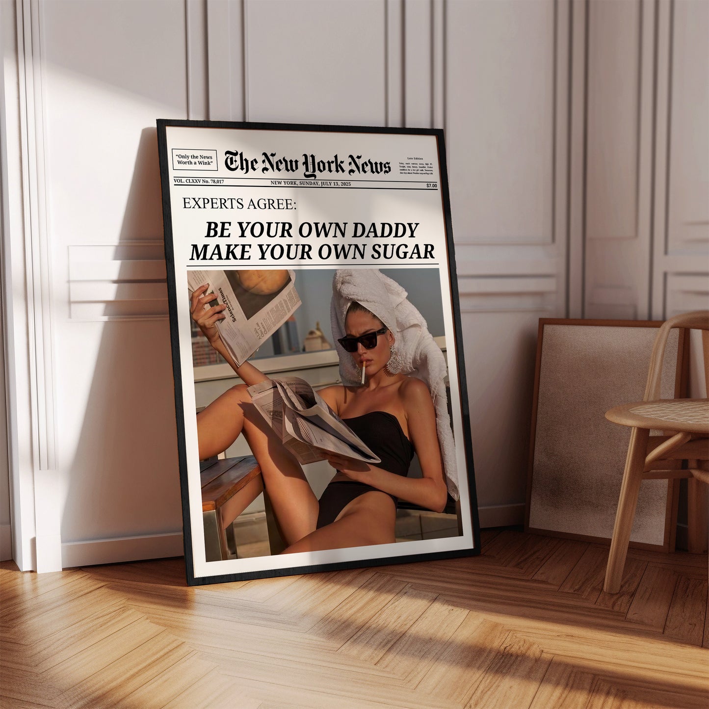 Be Your Own Daddy, Physical Poster