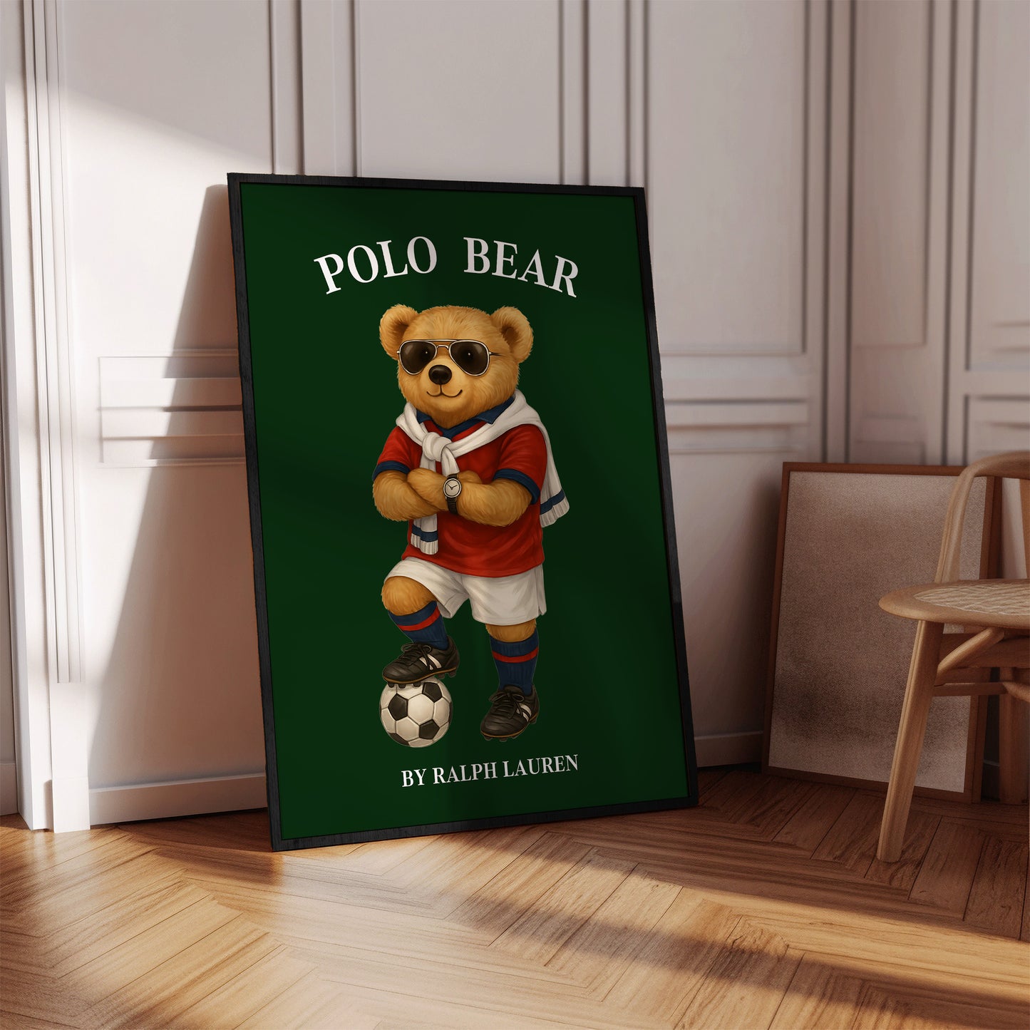 Sport Set Bear Poster, Digital Download (D66)