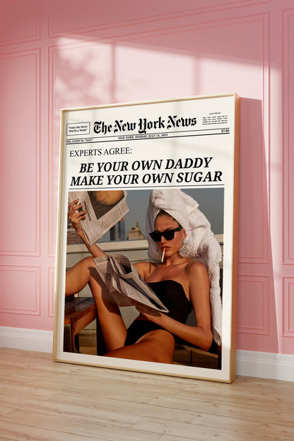 Be Your Own Daddy, Physical Poster