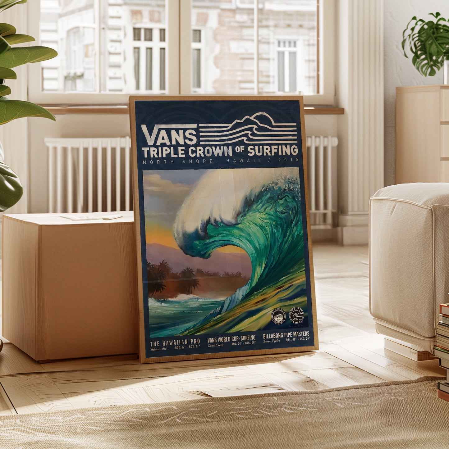 Vans Triple Crown of Surfing 2018 Poster