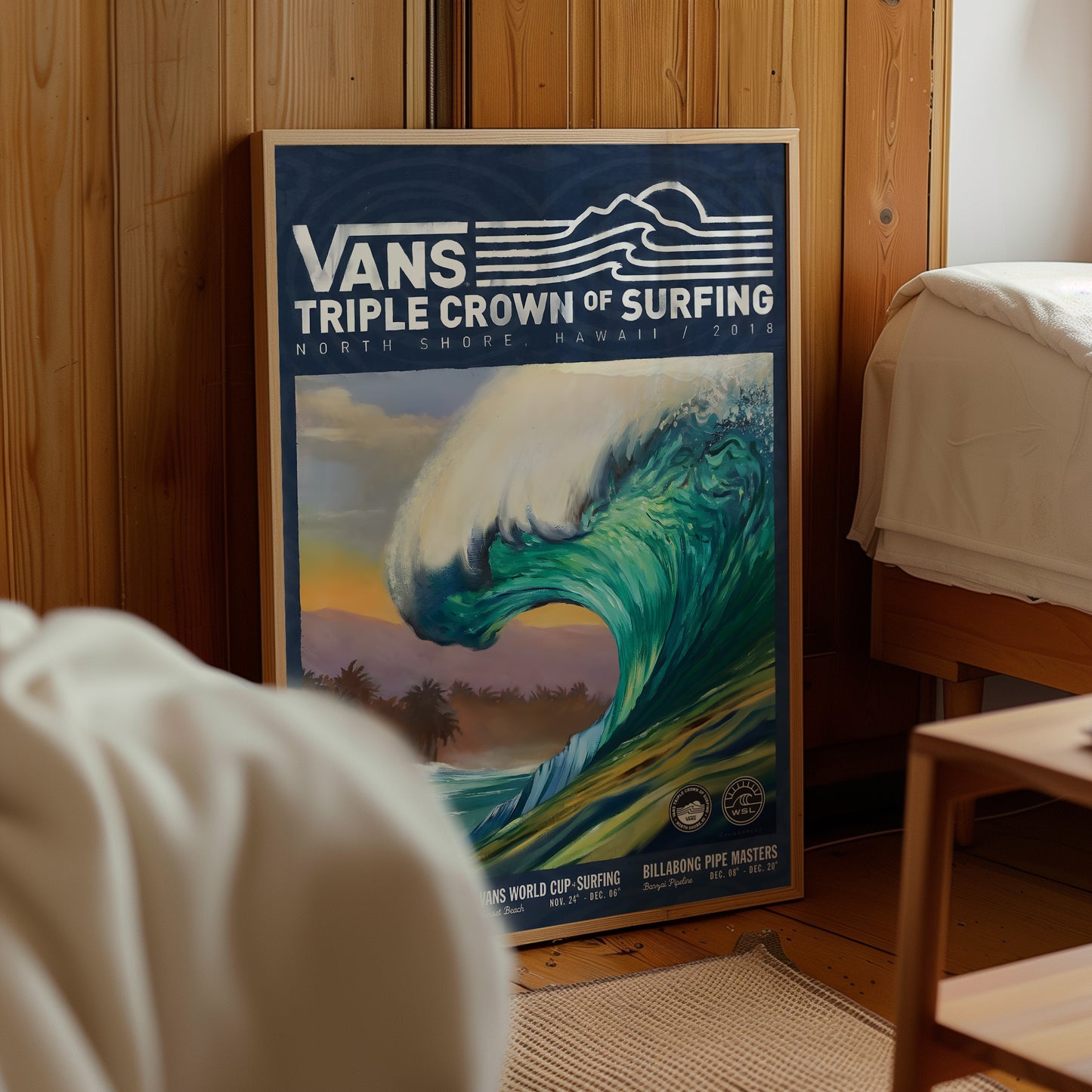 Vans Triple Crown of Surfing 2018 Poster