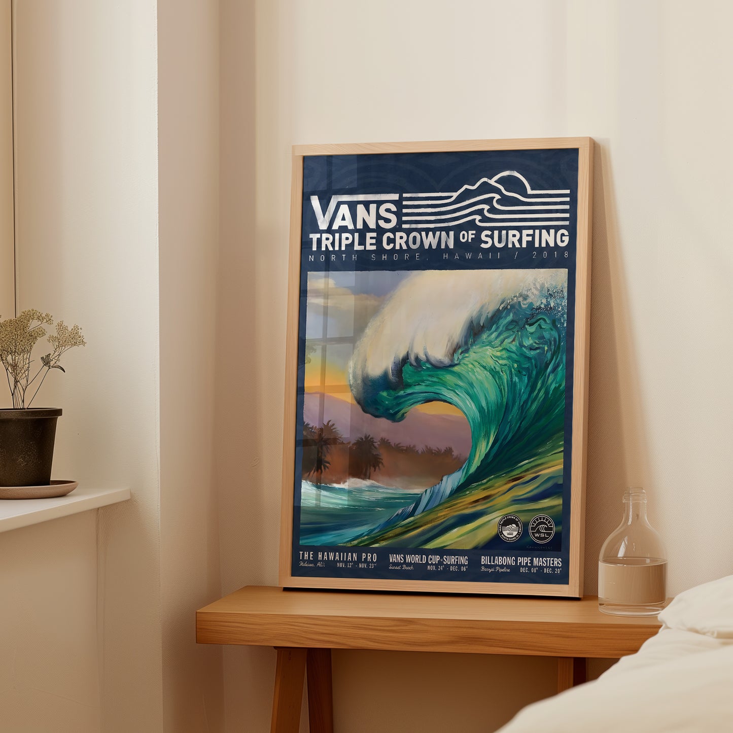 Vans Triple Crown of Surfing 2018 Poster