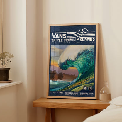 Vans Triple Crown of Surfing 2018 Poster