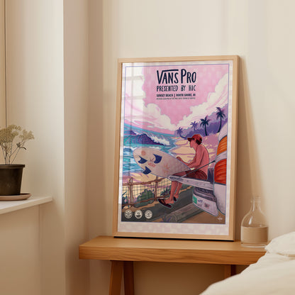 Vans Pro Surfing Poster