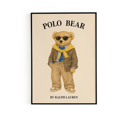 Style Cute Bear Poster