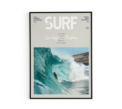 Vintage Desert Surfing Wall Art