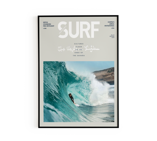 Vintage Desert Surfing Wall Art