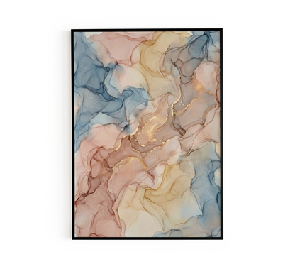 Fluid Abstract Luxury Wall Art
