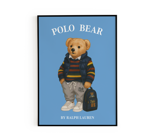 Heritage Mascot Bear Poster