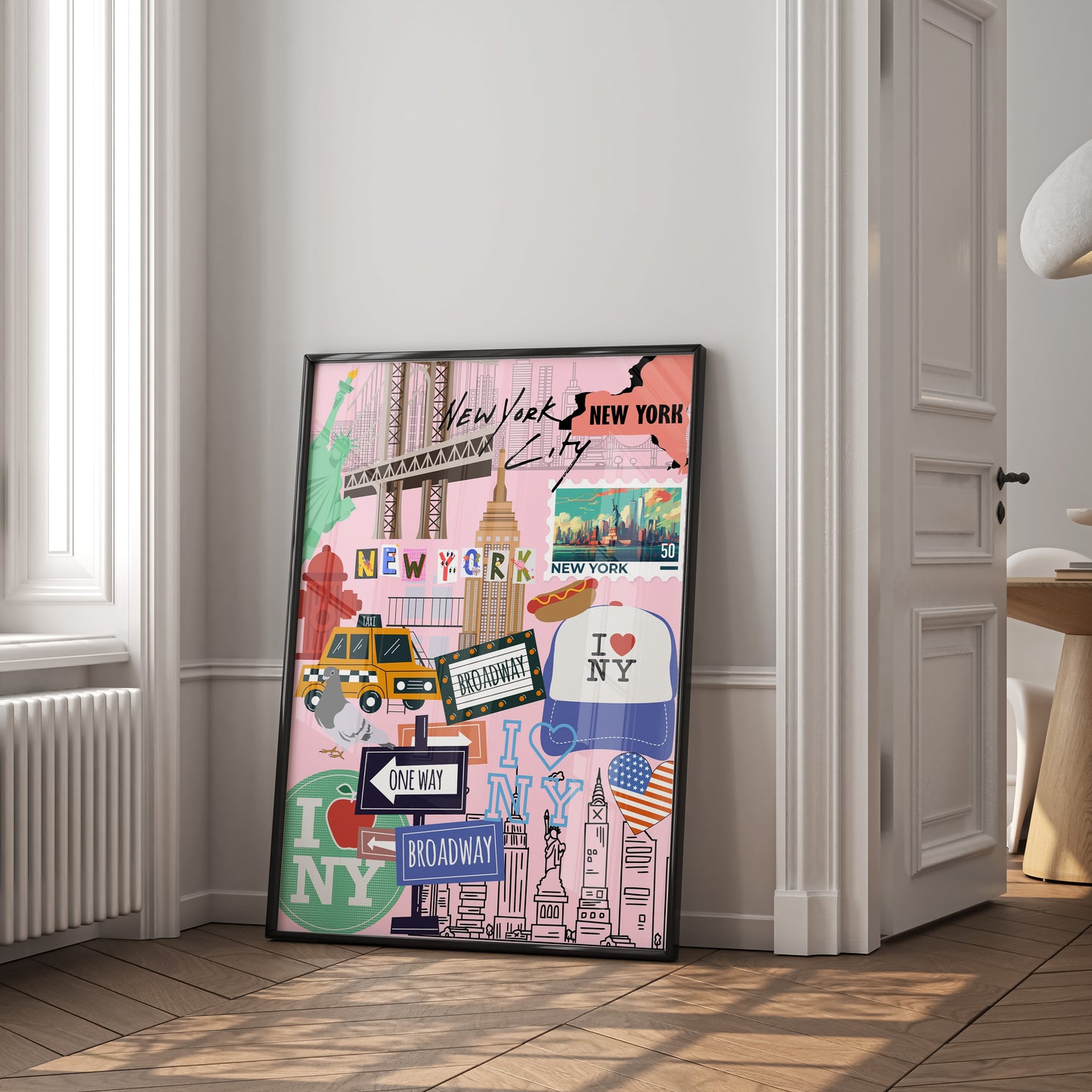 New York City Collage Poster