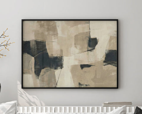 Abstract Wall Art Tones Layered Minimalist
