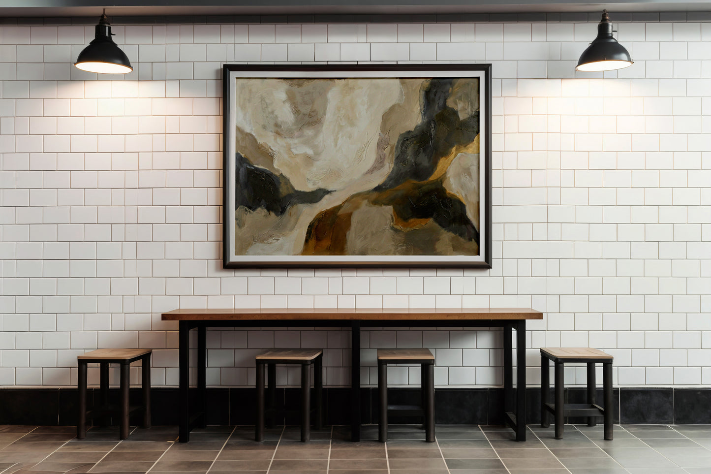 Abstract artwork Landscape Poster