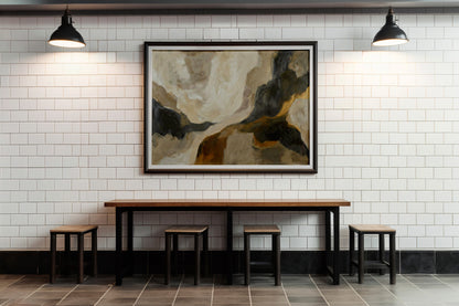 Abstract artwork Landscape Poster