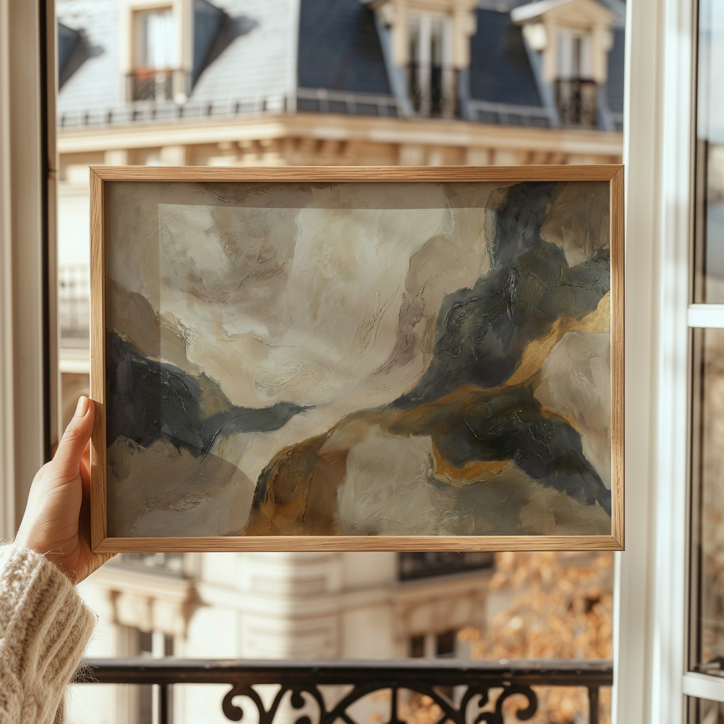 Abstract artwork Landscape Poster